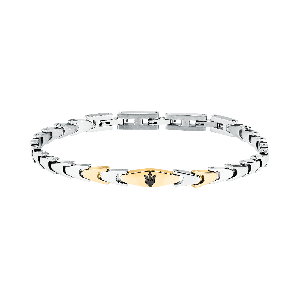 Maserati bicolor Armband in fischgrätenmuster JM225AVD84
