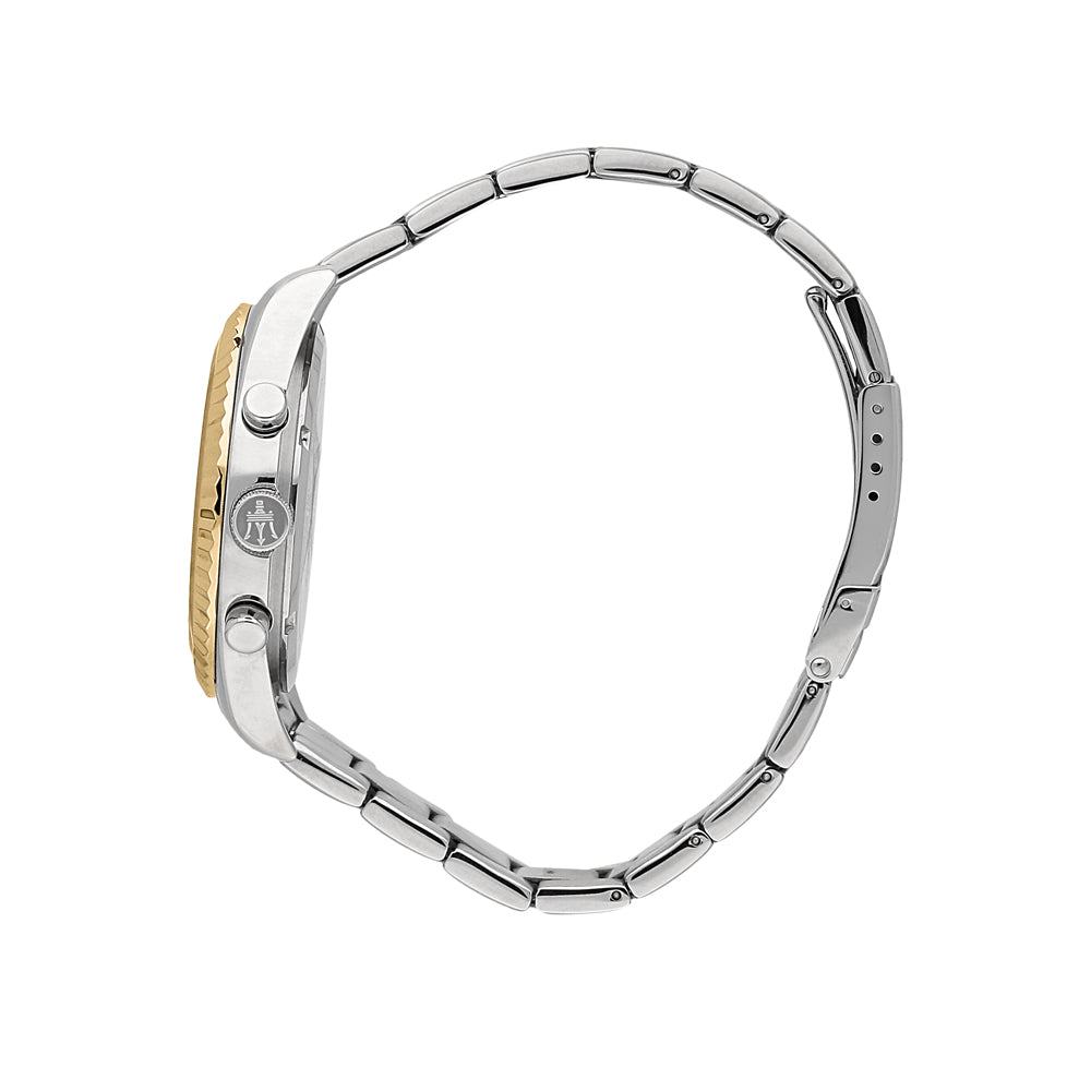 Maserati Herrenuhr 43 mm – Edelstahl & Gold-Akzente, R8853100021