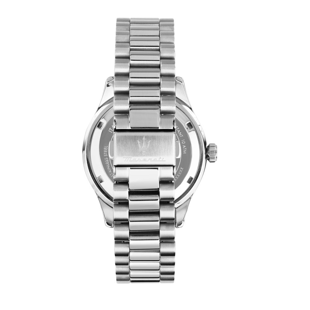 Sicht zur Faltschliesse der Armbanduhr Maserati Sorpasso