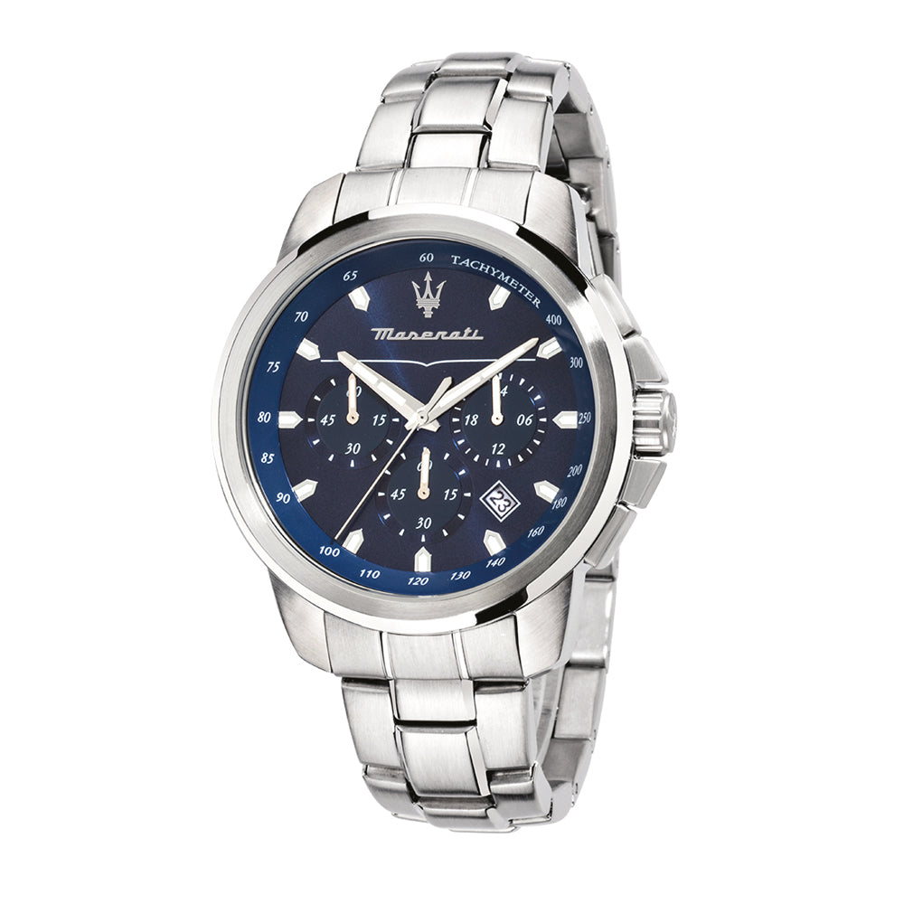 Maserati Sportlicher 44 mm Chronograph aus Edelstahl – Präzision & Stil R8873621002