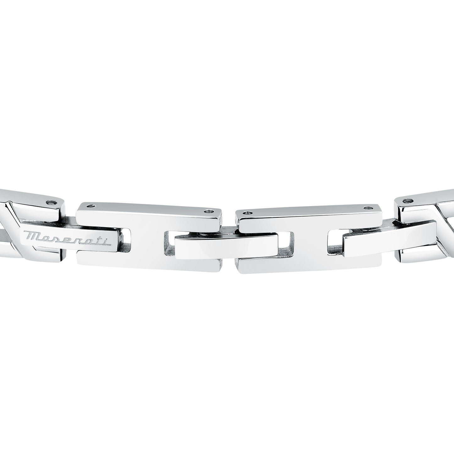 Maserati Armband JM124AVD34 verschluss und nahaufnahme der glieder,welchens man rausnehmen kann zum kürzen