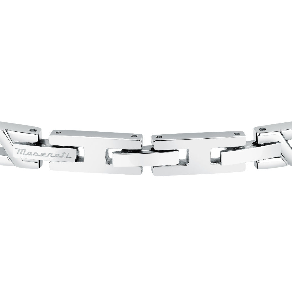 Maserati Armband JM124AVD38 nahaufnahme von dem Maserati schriftzug
