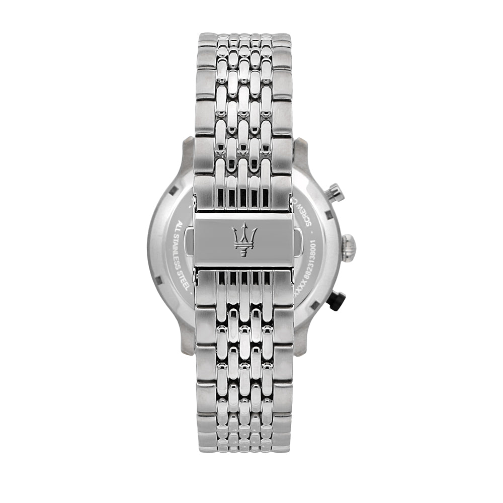 Maserati Legend Uhr r8873638001 rücksicht zur faltschliesse mit dem dreizack logo