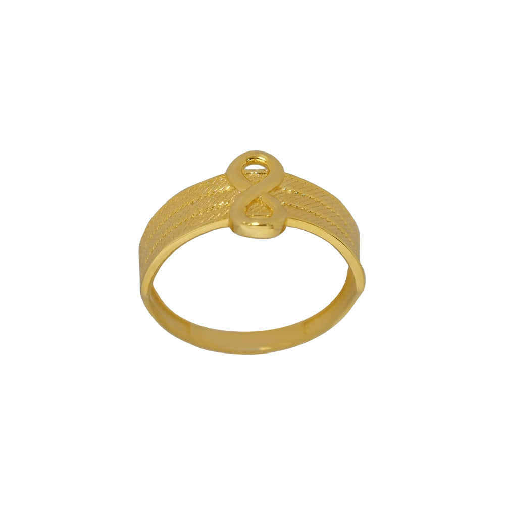 Trabzon Goldring, Unendlichkeit Zeichen, Damenring, Goldring