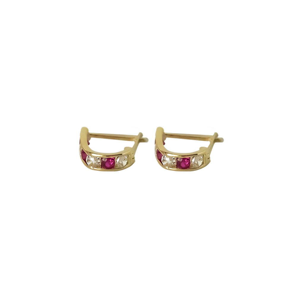 Mirabellea echt Gold 585/14 Karat Ohrringe