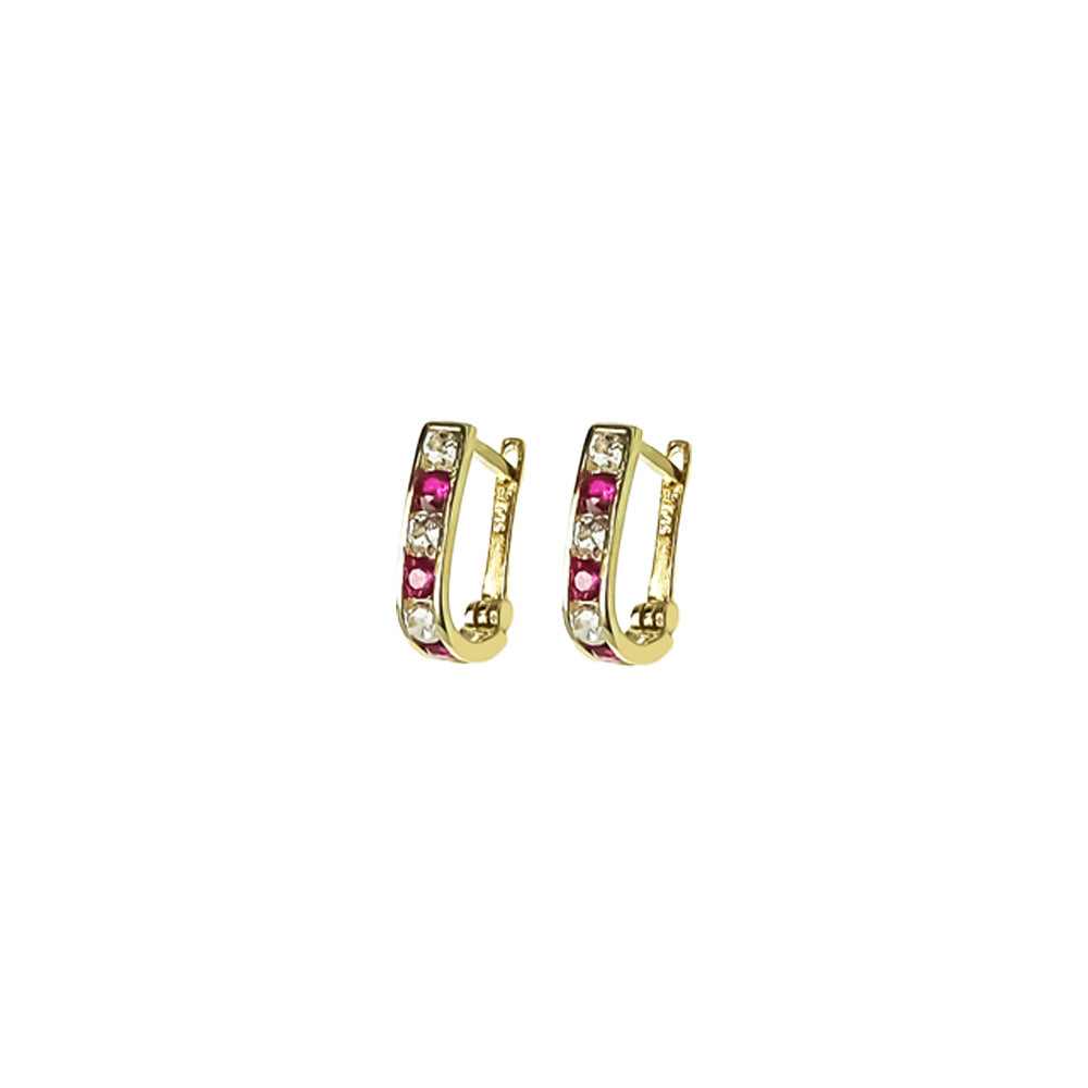 Mirabellea echt Gold 585/14 Karat Ohrringe