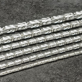 Königsketten - Armband 4 mm aus 925 Sterling Silber