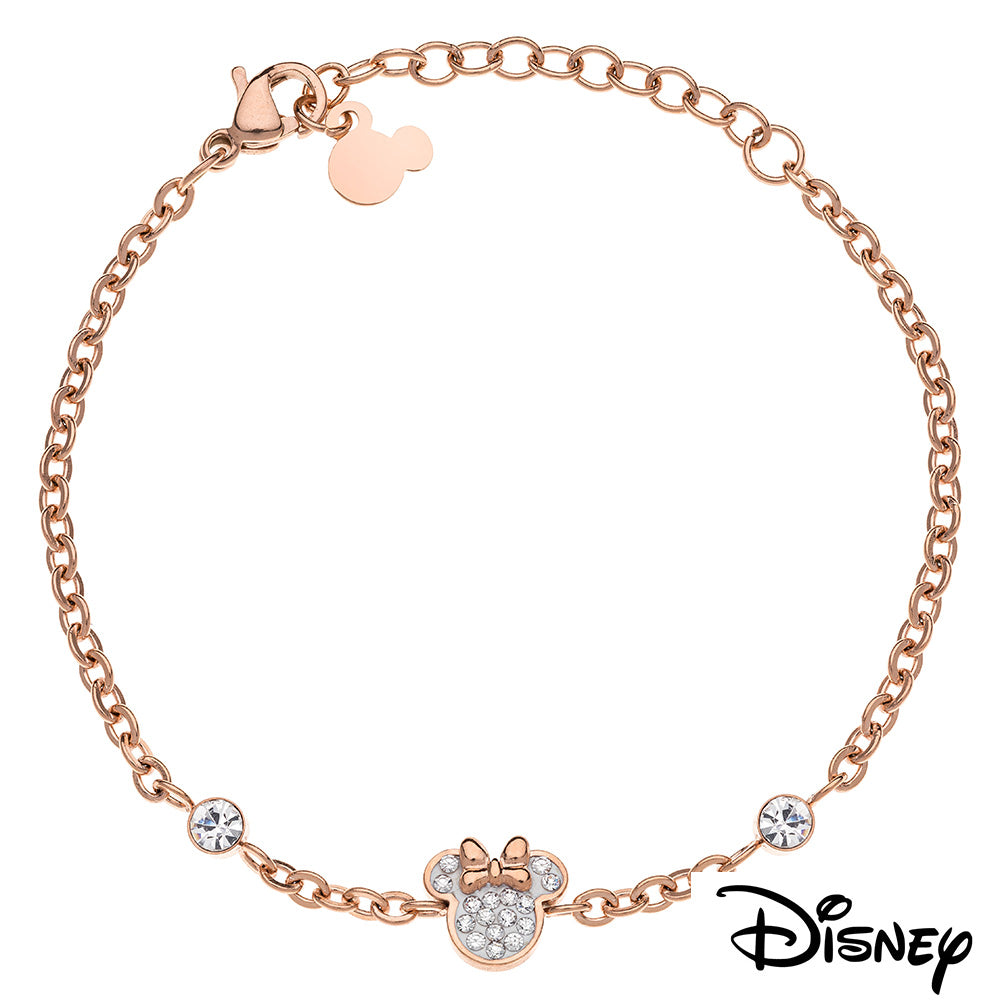 Minnie Mouse Armband in roségold von Disney