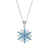 Frozen Elsa Halskette Disney 925 Sterling Silber