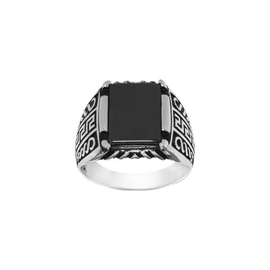 Stillvolles Accessoire: Herrenring aus hochwertigem 925 Sterling Silber