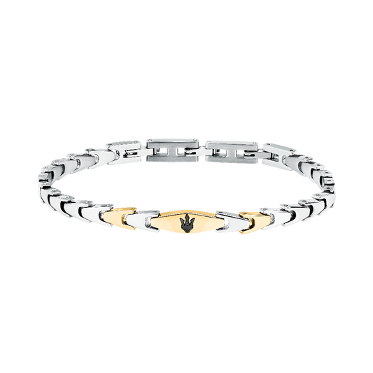 Maserati bicolor Armband in fischgrätenmuster JM225AVD84