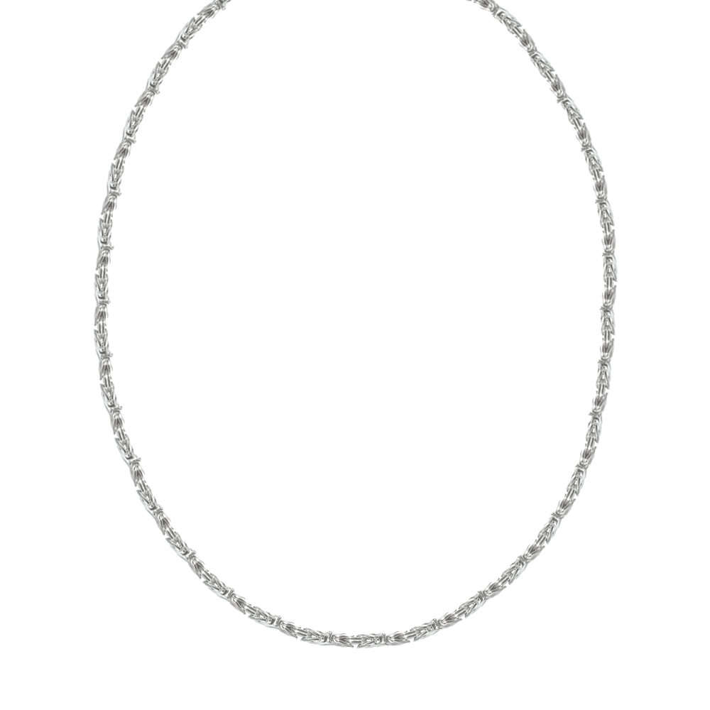 Facettierte Königskette 3,1 mm aus 925 Sterling Silber
