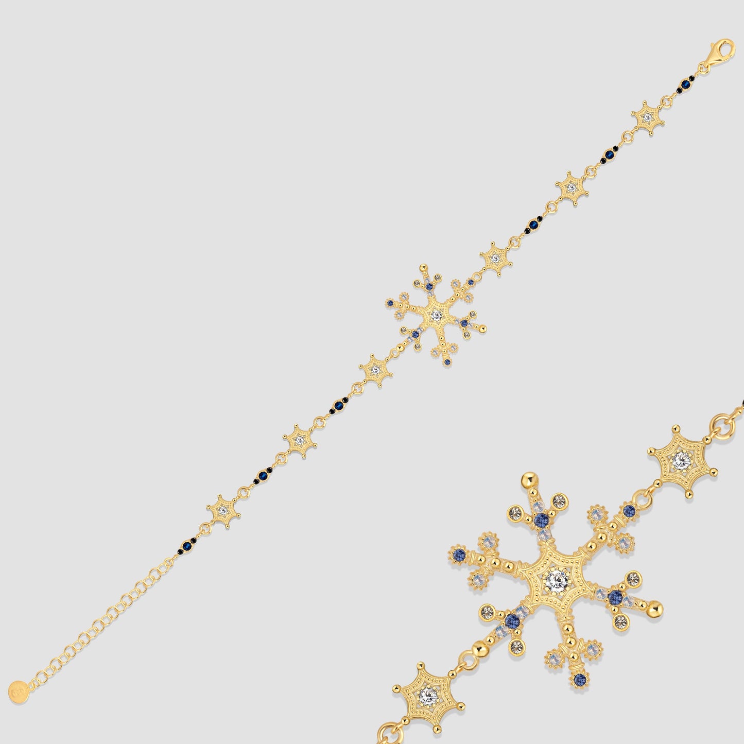 Snowflake Ice X Armkette - Gold