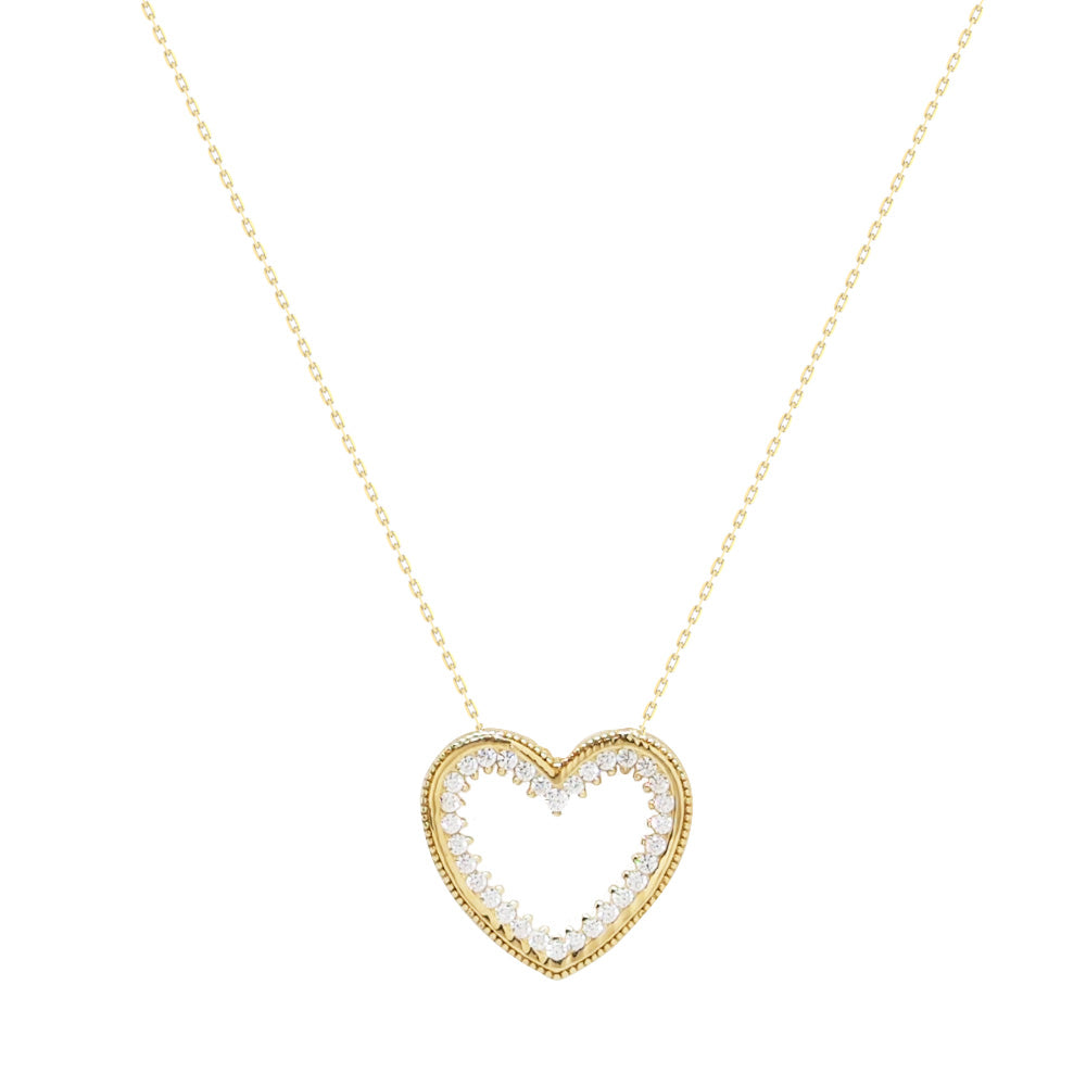 Giadaecht echt Gold 585/14 Karat Halskette