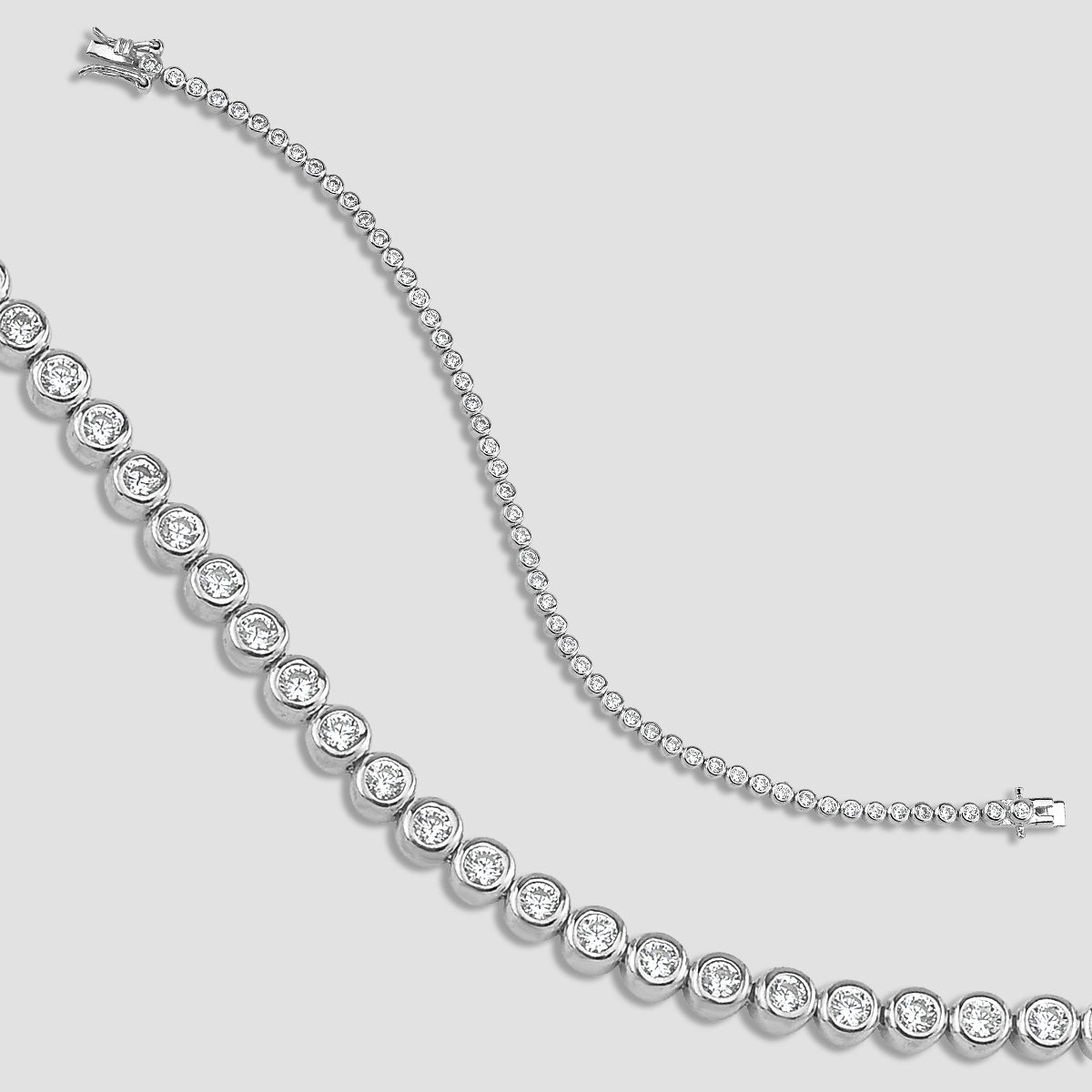 Tennis Armband - Silber