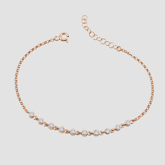 Sparkle Zirkonia Armband - Rosé
