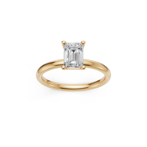 Elara – Emerald Verlobungsring 585 Gold