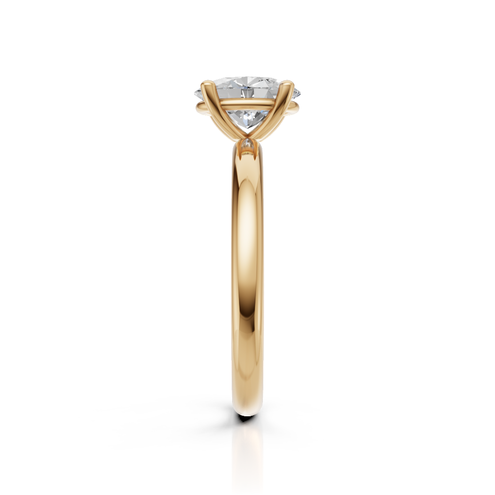Nova – Oval Verlobungsring 585 Gold Ansicht 2